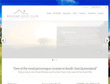 Tablet Screenshot of boonahgolfclub.com.au